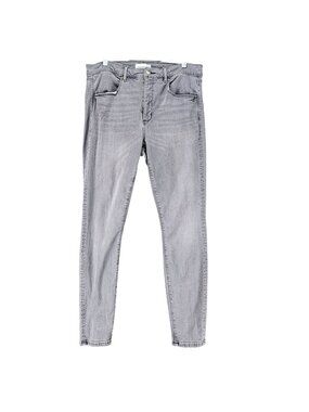 Loft Jeans Womens 31 Gray Stretch Denim Jegging Legging *Read*